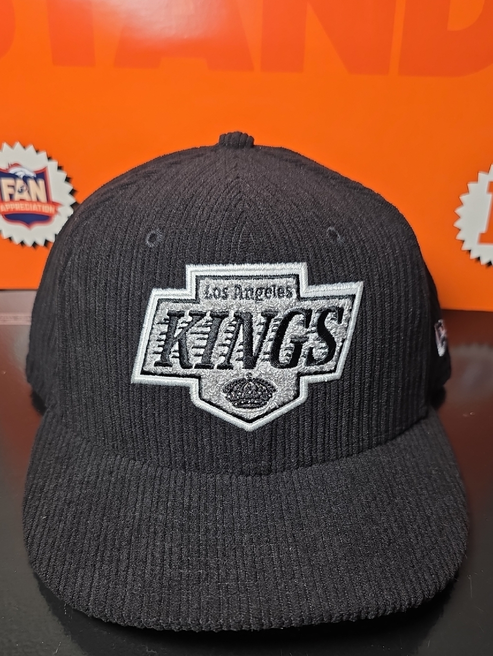 New Era Black and Gray 59FIFTY Fitted NHL Hat